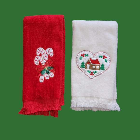 Holiday Hand Towels Set of 5 - Picture 3 of 15